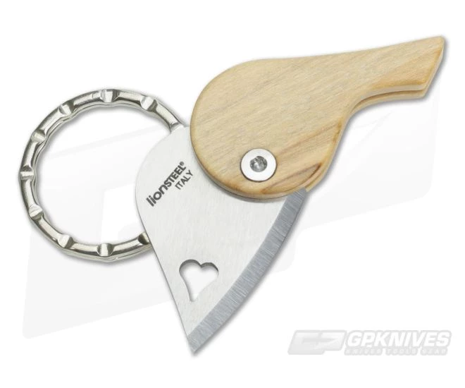 LionSteel LionBeat Olive Wood Pendant Knife - Image 3