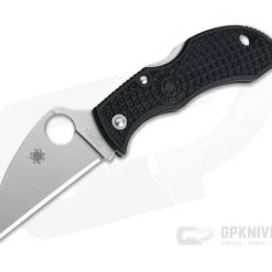 Spyderco Manbug Wharncliffe Satin Plain VG10 Black FRN Back Lock MBKWP