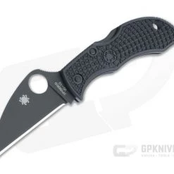 Spyderco Manbug Wharncliffe Black Plain VG10 Black FRN Back Lock MBKWPBK