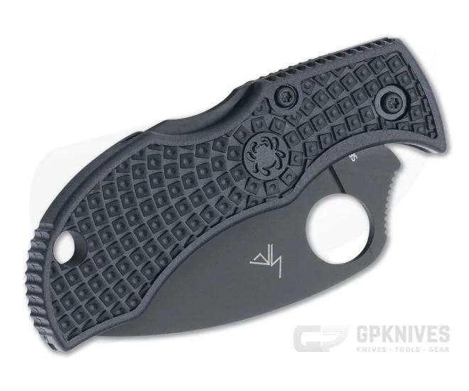 Spyderco Manbug Wharncliffe Black Plain VG10 Black FRN Back Lock MBKWPBK - Image 2