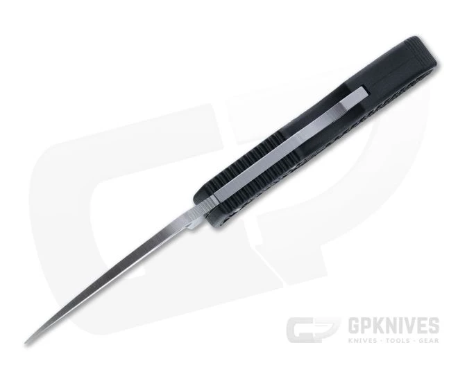 Spyderco Manbug Wharncliffe Satin Serrated VG10 Black FRN Back Lock MBKWS - Image 3